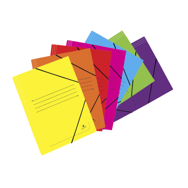 Carpeta de gomas cartón Folio