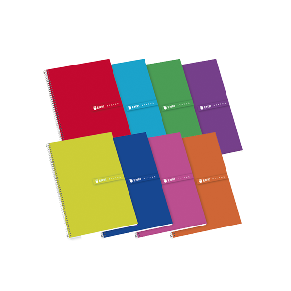 Cuaderno Enri Status Folio 100 hojas cuadrícula 4x4