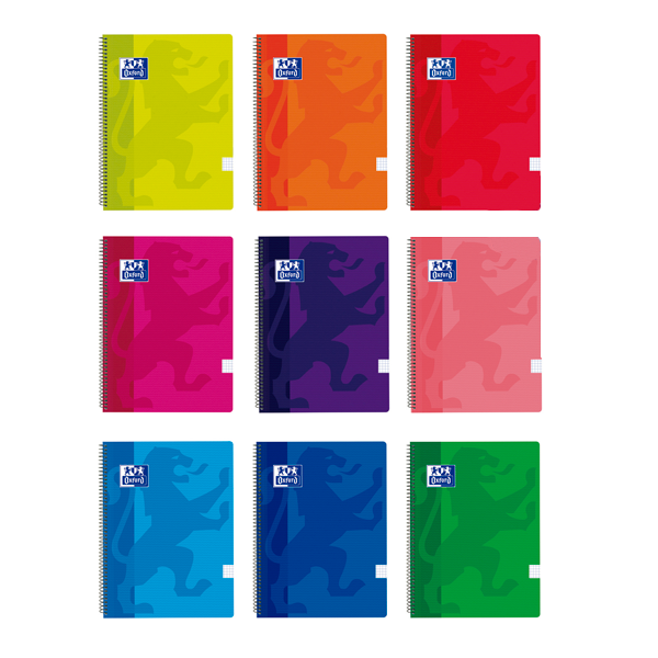Cuaderno Oxford Folio 80 hojas cuadrícula 4x4