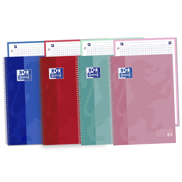 Cuaderno microperforado Oxford European Book 1 A5 cuadrícula 5x5
