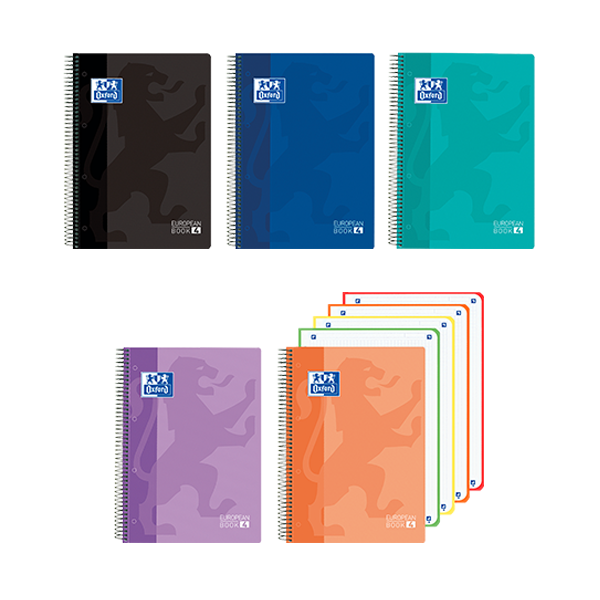 Cuaderno microperforado European Oxford A4 120 hojas cuadrícula 5x5