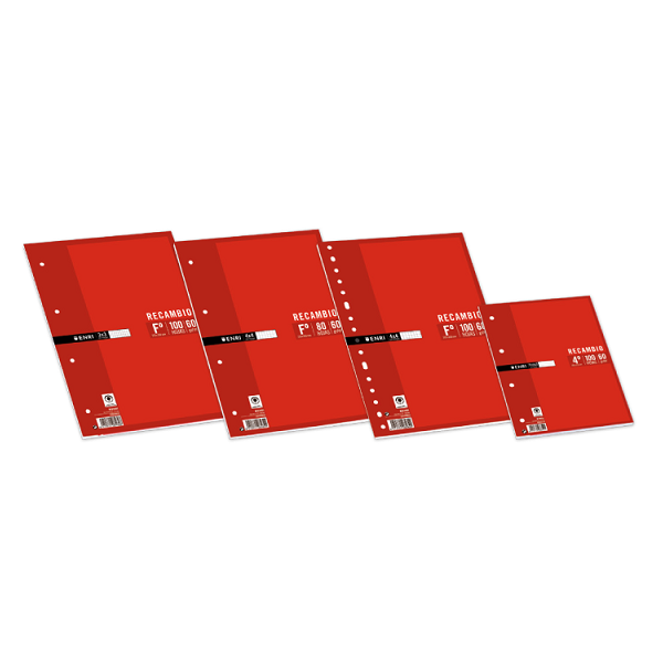 Recanvi Enri 100 fulls Foli 4 forats