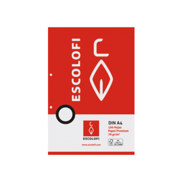 Papeles Escolofi 500 hojas A4 2 taladros