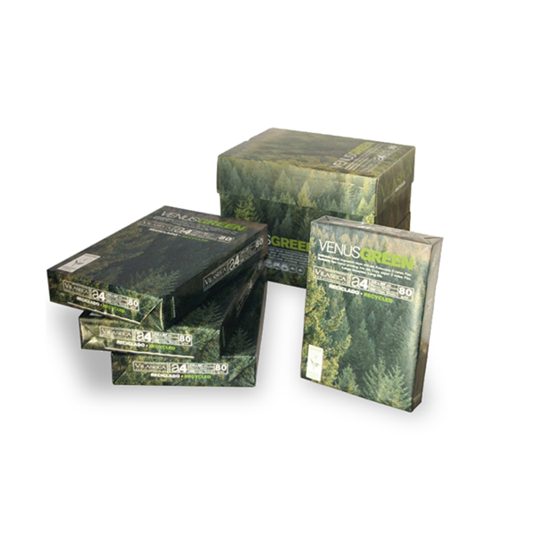 Papel reciclado Venus Green A4 y A3