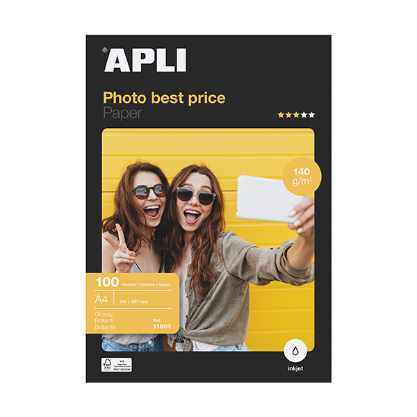 Papel fotográfico Apli Best Price A4