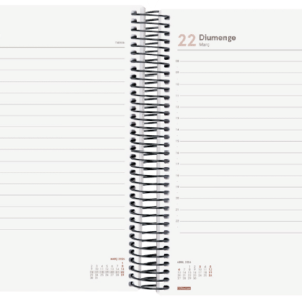 Agenda Finocam Year día página