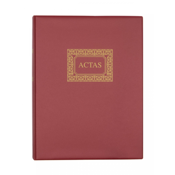 Libro de actas legalizables A4