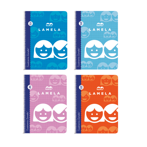 Cuaderno Cuadrovia Lamela tapa blanda Cuarto y Folio
