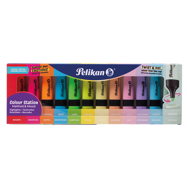Marcadores fluorescentes Pelikan Fluor & Pastel Textmarker 490® Emotions
