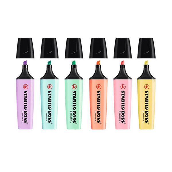Marcador fluorescente Stabilo Boss Original color pastel