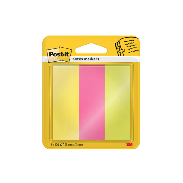 Mininotas de quita y pon Post-it 25x76 mm