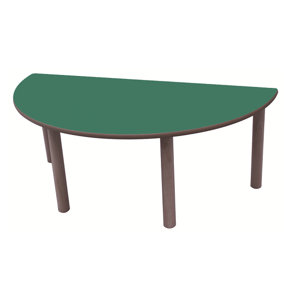 Mesa semiredonda 120x60 cm T2 alt. 53 cm