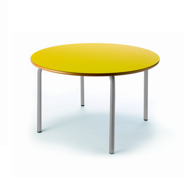 Taula circular 206 pota gris ø 120 cm alt. 54 cm