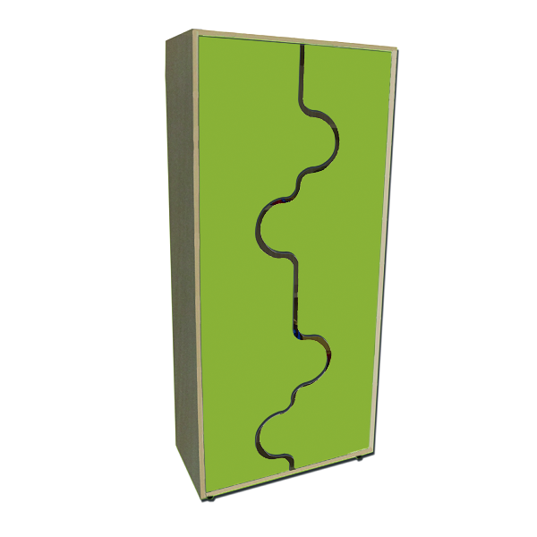Mueble alto puertas onda Haya