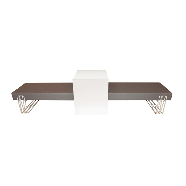 Banc doble BABILON blanc