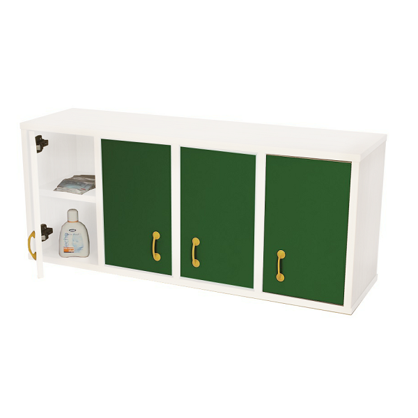 Mueble casillero 8 casillas puerta blanco