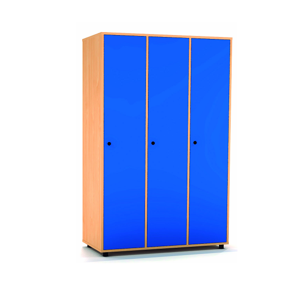 Taquilla haya 1 puerta 3 columnas 40 cm