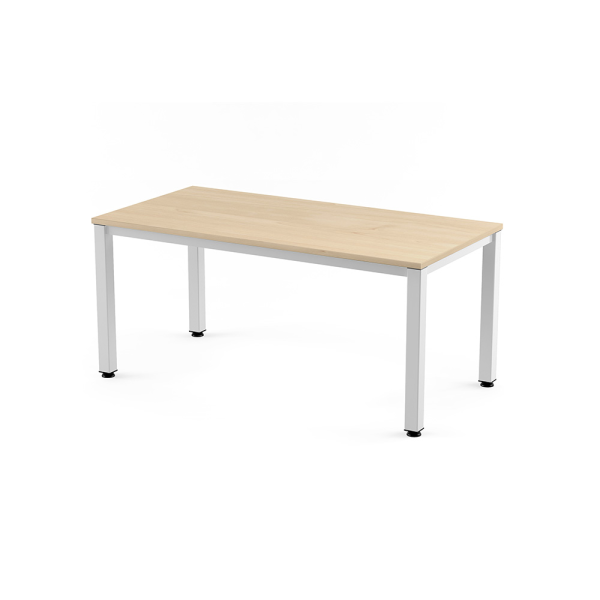 Taula EXECUTIVE rectangular estructura blanca 140x