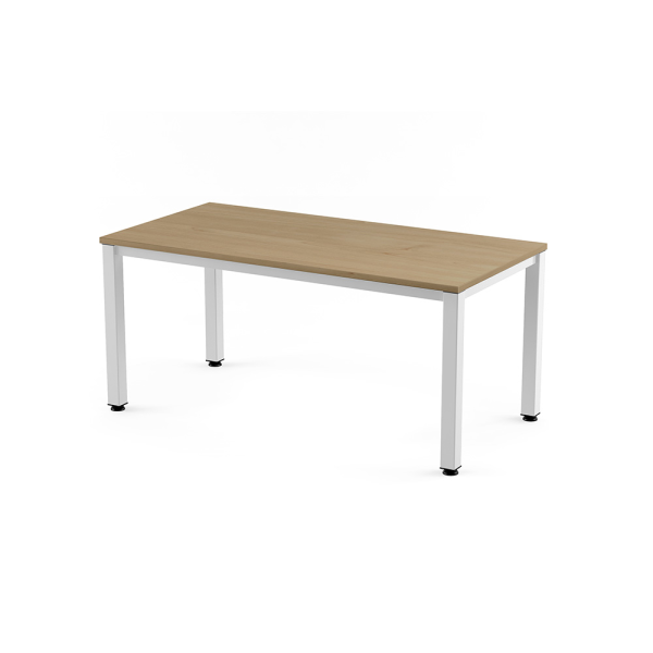 Taula EXECUTIVE rectangular estructura blanca 140x