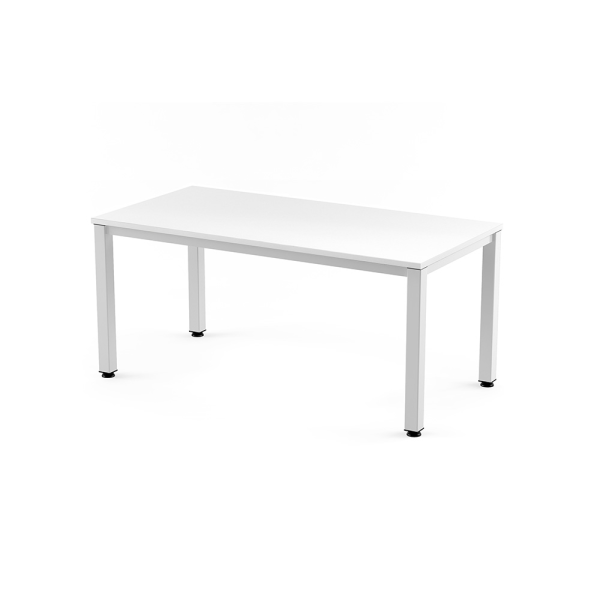 Taula EXECUTIVE rectangular estructura blanca 140x
