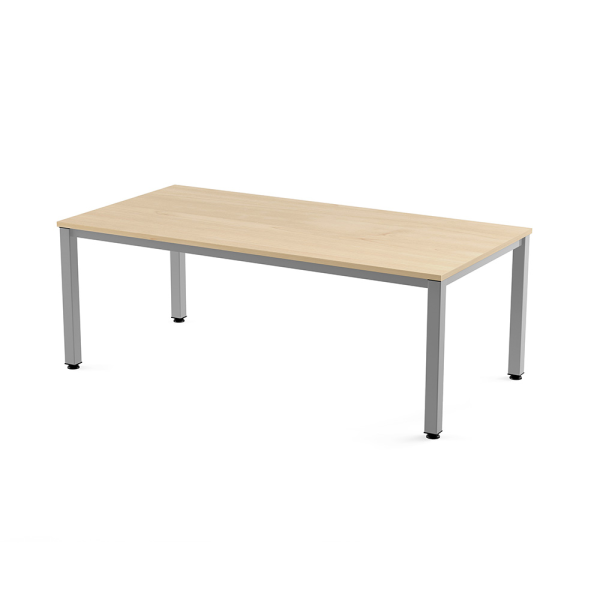 Mesa EXECUTIVE rectangular estructura gris 200x100 cm