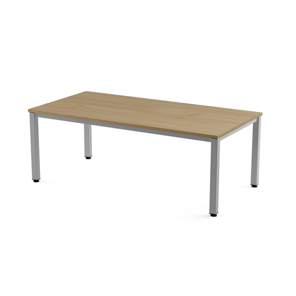 Mesa EXECUTIVE rectangular estructura gris 200x100 cm