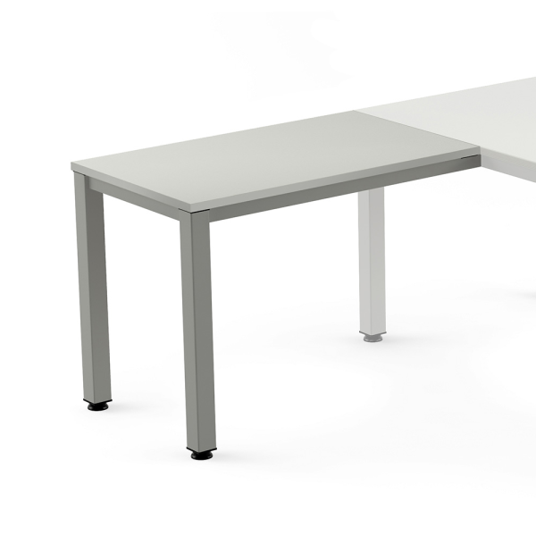Ala taula EXECUTIVE rectangular estructura gris 10