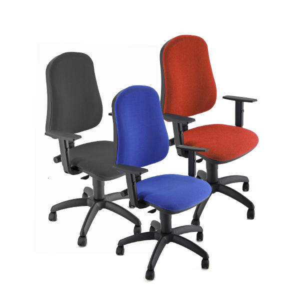 Silla SIMPLE con brazos contacto permanente