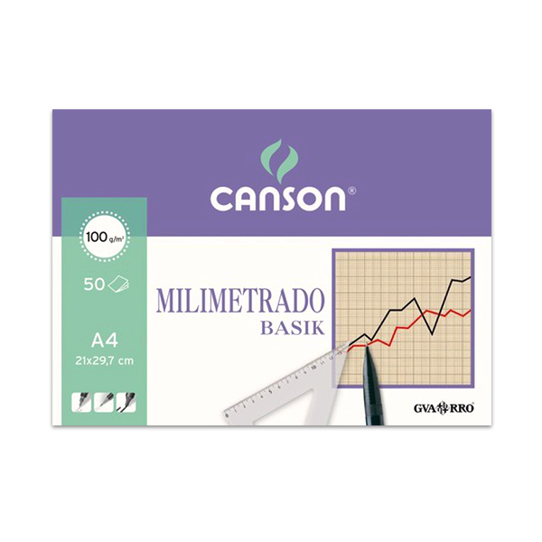 Bloc de papel milimetrado Guarro Basik