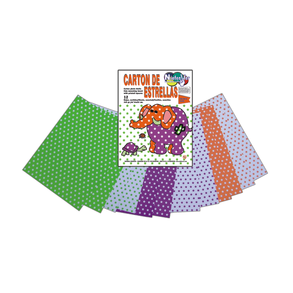 Cartulina de estrellas para decorar