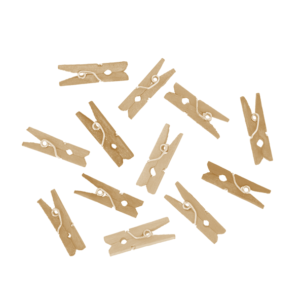 Mini pinzas de madera Innspiro