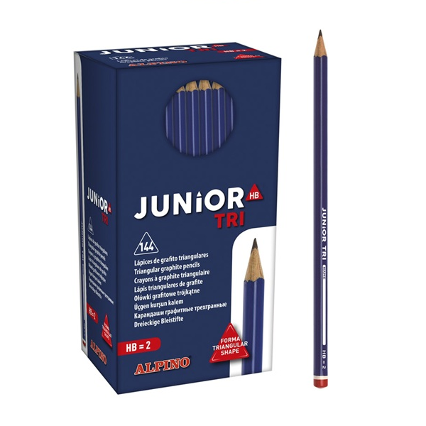 Kit lápices de grafito triangulares Alpino Tri finos