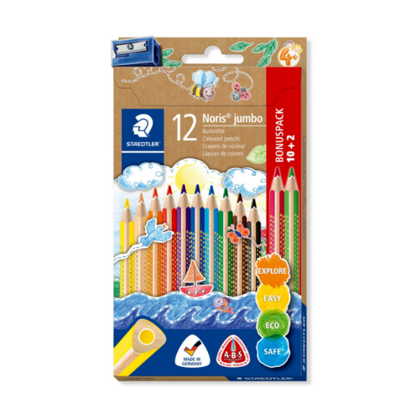 Lápices de colores Staedtler Noris Triplus Jumbo 128