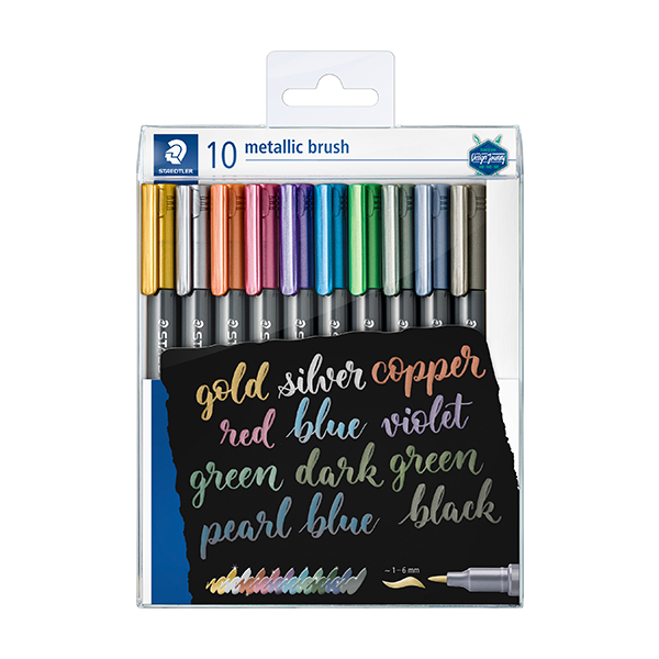 Rotuladores Staedtler Metallic Brush