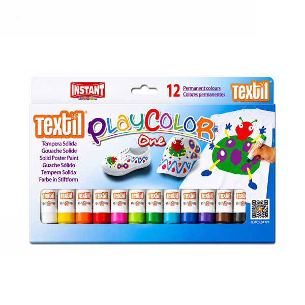 Témpera Instant Playcolor One tèxtil