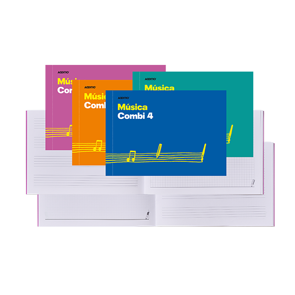 Cuaderno música Additio primaria Combi 4