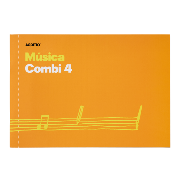 Cuaderno música Additio primaria Combi 4