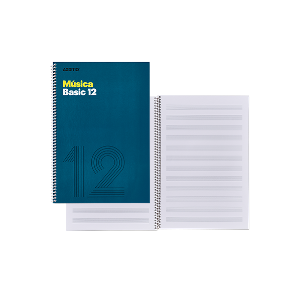 Cuaderno música Additio secundaria Basic 12