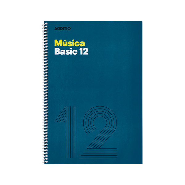 Cuaderno música Additio secundaria Basic 12