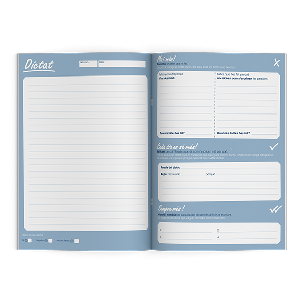 Cuaderno libreta dictados Primaria Additio