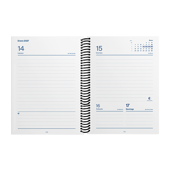 Agenda Universal Additio día página
