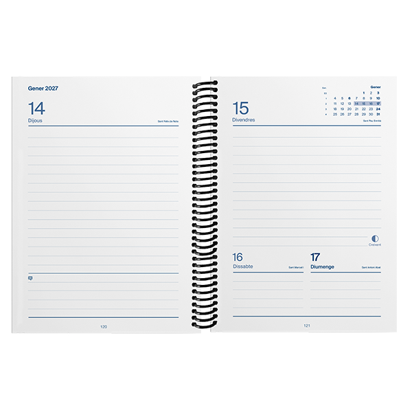 Agenda Universal Additio día página