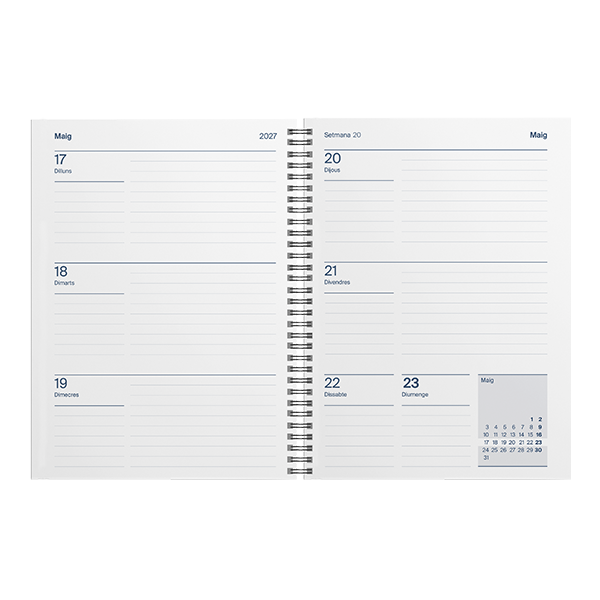 Agenda Universal Additio semana vista