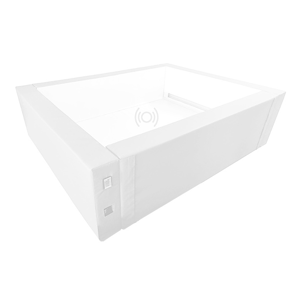 Piscina boles amb llum i vibroacústica 180x180x70