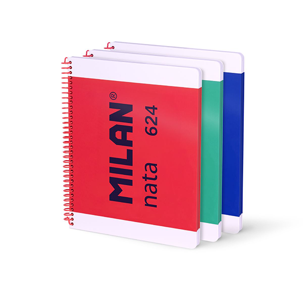 Cuaderno Milan 624 Nata A4 80 hojas cuadrícula 5x5