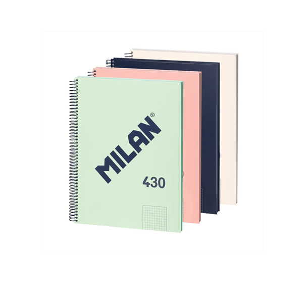 Cuaderno Milan 430 A4 80 hojas cuadrícula 4x4