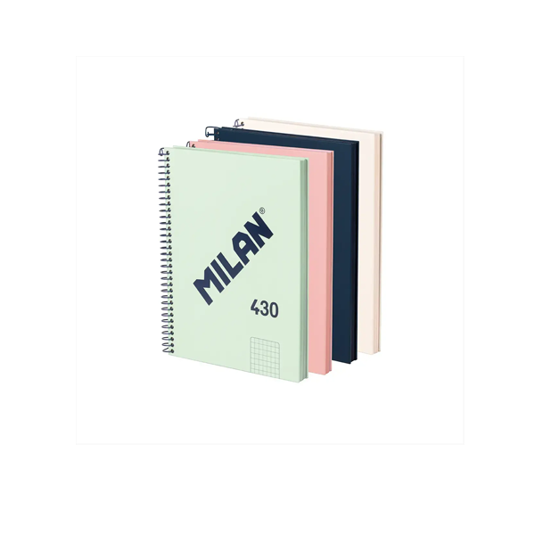 Cuaderno Milan 430 A5 80 hojas cuadrícula 4x4