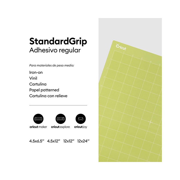 Cricut Mat 30,5x30,5 cm lot assortit 3 u.