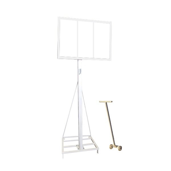 Estructura canastas minibasket Deluxe monotubo trasladables