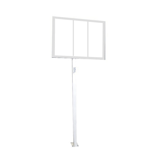 Estructura canastas minibasket Deluxe monotubo fijas con base
